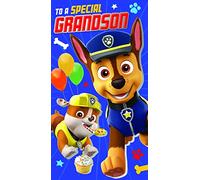 Paw Patrol Grandson Birthday Card