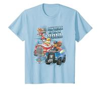 Paw Patrol Group Shot is On A Roll T-Shirt, Youth, Baby Blue, X-Small