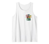 Paw Patrol Group Shot Left Chest Paw Power Tank Top