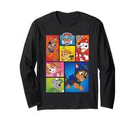 Paw Patrol Group Shot of Pups in Shapes Long Sleeve T-Shirt