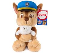 Paw Patrol GUND Chase with Snuffles Teddy Bear, Official Chase Plush Toy, Dog Stuffed Animal for Ages 1 and Up, 24cm