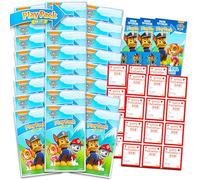 Paw Patrol Halloween Non Candy Treats Party Favors - Bundle of 24 Paw Patrol Coloring Activity Packs for Kids Healthy Trick or Treat Handouts Sweets | Coloring Pages, Stickers