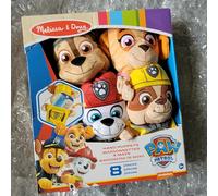Paw Patrol Hand Puppets PUP-pets Set of 4 Melissa & Doug NEW Boxed Plush Toys
