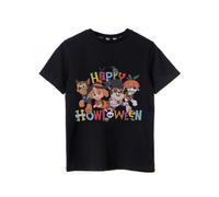 Paw Patrol Happy Howloween Short Sleeved T-Shirt | Unisex Kids Black | Officially Licensed Merch | Size: 7-8 Years Paw Patrol Black 7-8 Years