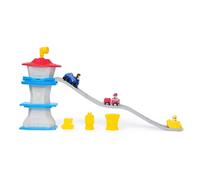 Paw Patrol Headquarters Deluxe Mini Tower Track with 3 Characters with Vehicles - Chase, Marshall and Rubble - Ages 2+ Years - Multicoloured