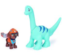 PAW Patrol Dino Rescue Zuma and Dinosaur Action Figure Set, for Kids Aged 3 and Up