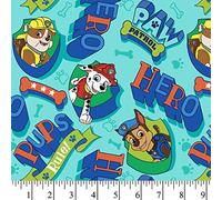 Paw Patrol Hero Pups Cotton Fabric by The Yard, Precut 1 Yard Pieces
