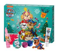 PAW PATROL Holiday Heroes 22075000-COS Bath Fun Advent Calendar Exclusive Licensed Product Bath Products & Accessories in Design Including Colouring Postcards for Children and Fans of the Series, Blue