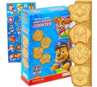 Paw Patrol Honey Graham Cookies Snack Box (6oz) - Pantry Birthday Party Favors Cookie Pack Bundle with Paw Patrol Cookie Sweet Treats and Stickers | Kids Snacks for School Lunch