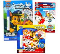 Paw Patrol Imagine Ink Coloring Super Set - Bundle with 3 Imagine Ink Mess-Free Coloring Books for Kids | Paw Patrol Party Favors and Activities