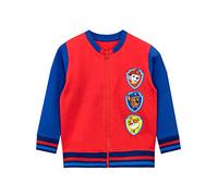 Paw Patrol Jacket | Boys' Jackets | Chase Marshall Rubble Sweatshirt | Kids Zip Up Jumper Red Age 2 to 3 Years