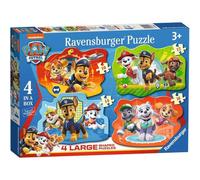 Ravensburger Paw Patrol 4 in a Box Jigsaw Puzzles for Kids Age 3 Years Up - 10, 12, 14 & 16 Pieces - Educational Gifts for Toddlers