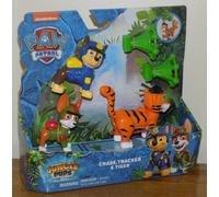Paw Patrol Jungle Pups Figure Pack - Chase Tracker & Tiger Figures - BRAND NEW