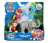PAW Patrol : Jungle Pups Marshall, Skye & Elephant Action Figures with Projectile Launcher, Kids Toys for Boys and Girls Ages 3 and Up