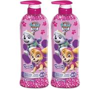 Paw Patrol Kids 2-in-1 Bubble Bath & Shampoo with Pump Dispenser - Gentle, Paraben-Free Bath & Hair Wash with Vitamin E & A, pH Balanced for Sensitive Skin - Lightly Scented, For Children Aged 6+, 1L