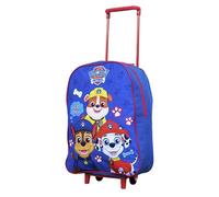 Paw Patrol Kids Cabin Bag Suitcase - Lightweight with Wheels and Telescopic Handle - Ideal for Short Breaks, Holidays, Sleepovers, and School Trips