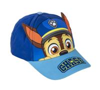 Paw Patrol Kids Cap - Blue Colour - Size 53 cm - Made with Cotton and Polyester - Cap with The Shape of Chase - Original Product Designed in Spain
