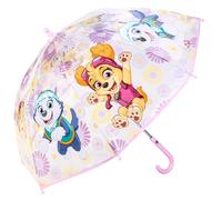 Paw Patrol Kids Clear Dome Umbrella with Transparent See-Through Canopy