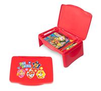 Paw Patrol Kids Lap Desk with Storage - Folding Lid and Collapsible Design - Portable for Travel or use in Bed at Home - Great for Writing Reading or