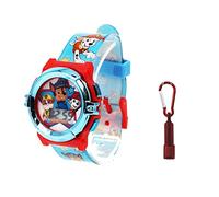 Paw Patrol Kids LCD Watch and Torch Set - Chase, Marshall, Rubble Character Design, Digital Display, Luminous Function, Adjustable Strap, Fun for Kids