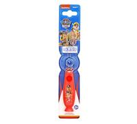 Paw Patrol Kids LED Toothbrush with 2 Minute Flashing Light Timer, Soft Bristles, Non-Slip Handle & Suction Cup for Children Aged 3-14 Years Old, BPA-Free & Non-Toxic Kids Light Up Toothbrush