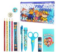 Paw Patrol Kids Pencil Case and Stationery Supplies Set for Preschool Nursery Notebook Colouring Pencils Pen, Kids Gifts