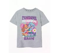 Paw Patrol Kids Short Sleeved T-Shirt (Unisex Kids Grey Marl) | Size: 3-4 Years Paw Patrol Grey 3-4 Years