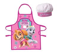 Paw Patrol Kids Skye and Everest Apron and Chef Hat Set (Pink)