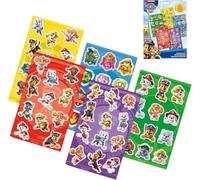 Paw Patrol Kids Sticker Sheets, 59 Waterproof PVC Decals, Scrapbooking, Notebook Decor, Party Favours, Birthday & Back to School Gift, Removable, Ages 4+