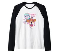 Paw Patrol Kindness Is Cool With Skye And Everest Raglan Baseball Tee