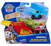 Paw Patrol, Lanceur Brigade canine Marcus avec véhicule Rex, Coffret de 2 véhicules, jouets pour garçons et filles à partir de 3 ans