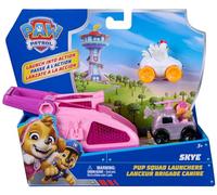 Paw Patrol, Lanceur Brigade canine Stella avec véhicule Galinetta, Coffret de 2 véhicules, jouets pour garçons et filles à partir de 3 ans