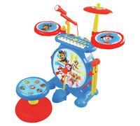LEXIBOOK K610PA Paw Patrol Chase Electronic Set for Children, Musical Toy Game, Realistic Drum Sound, 8-Keys Keyboard, MP3 Plug, seat Included,