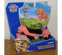 Paw Patrol, Liberty Rescue Motorcycle, Toy Bike with Collectible Action Figure, Sustainably Minded Kids Toys for Boys and Girls Ages 3 and Up