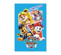 Paw Patrol Logo With Chase Marshall And Friends Poster 16" x 24" (40x60 cm)
