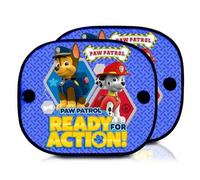 Paw Patrol 2 Blue Side Curtains featuring Chase and Marshall. Protection from the Sun's Rays and Heat.