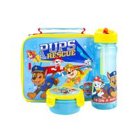 Paw Patrol Lunch Bag Bottle and Snack Pot (Boys Blue)