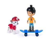 Paw Patrol Marshall and Daring Danny X Figures set with Skateboard, Kids’ Toys for Boys and Girls Aged 3 and Up