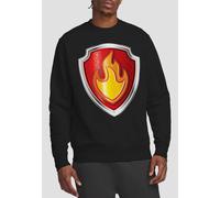 Paw Patrol Marshall Badge Crew Sweatshirt, Black Black S