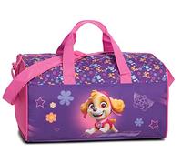 Paw Patrol Marshall Chase Skye Children's Sports Bag, 38 x 22 x 20 cm, Vol. 16 L (Purple/Pink Skye), Purple/Pink Skye, Sports bag
