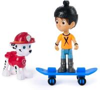 PAW Patrol Marshall & Daring Danny X Figure Set with Skateboard Kids Toy 3+