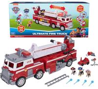 Paw Patrol, Marshall Fire Engine with Extendable Ladder, Light and Sound, Mini Vehicle, Chase, Marshall and Skye Figures, Toy for Boys and Girls, from 3 Years
