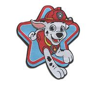Paw Patrol Marshall - Iron on Patches Adhesive Emblem Stickers Appliques, Size: 2,28 x 2,67 inches
