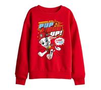 Paw Patrol Marshall Pup Fired Up Kids Sweatshirt, Red, 12-13