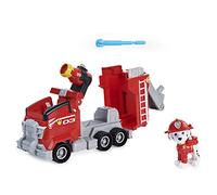 Paw Patrol, Marshall’s Deluxe Movie Transforming Fire Truck Toy Car with Collectible Action Figure, Kids Toys for Ages 3 and up