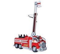 Paw Patrol, Marshall’s Transforming Movie City Fire Truck with Extending Ladder, Lights and Sounds and Collectible Action Figure, Kids’ Toys for Ages 3 and up