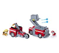 PAW Patrol Marshall Split-Second 2-in-1 Transforming Fire Truck Vehicle with 2 Collectible Figures