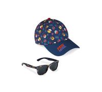 Paw Patrol Baseball Cap and Kids Sunglasses - Boys Sun Hat & UV400 Sunglasses for Kids Summer Set (Navy)
