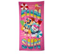 Paw Patrol Microfibre Beach Towel with Skye, Everest and Liberty