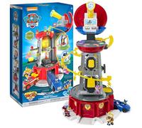 Paw Patrol, Mighty Lookout Tower with 4 Exclusive Bonus Action Figures, Toy Car, Lights and Sounds (Amazon Exclusive), Kids Toys for Ages 3 and up